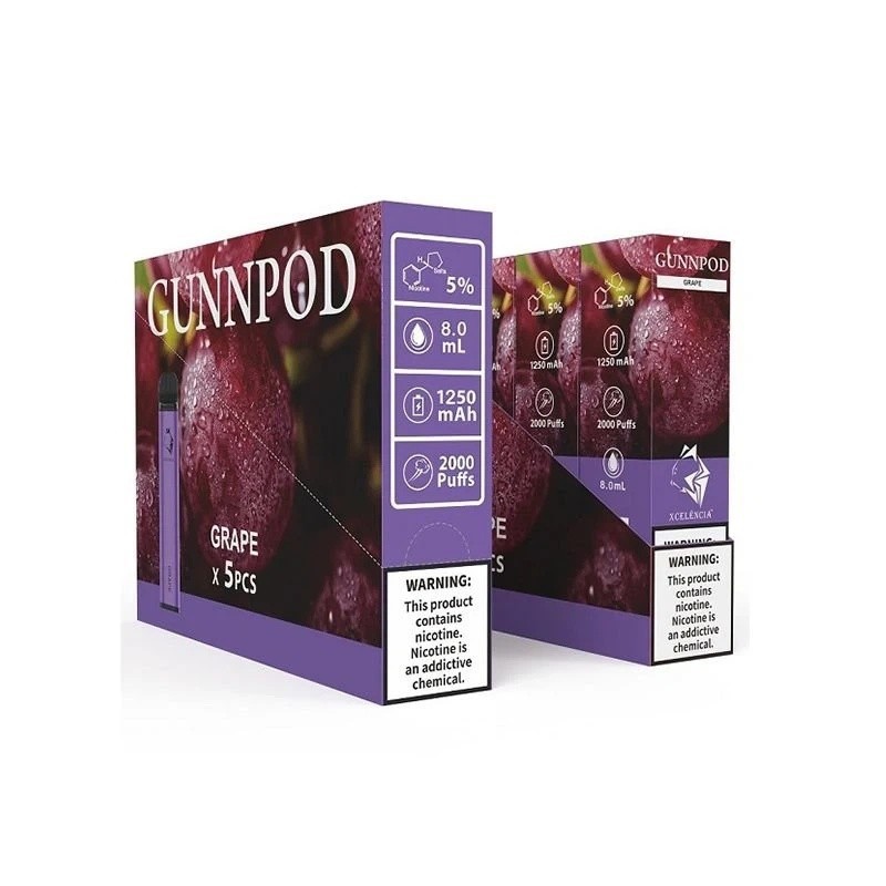 Gunnpod 2000 Puffs Disposable Vape suppliers